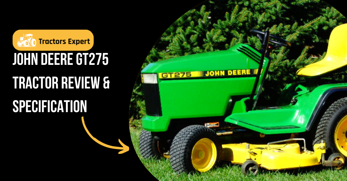 John Deere GT275 Tractor Review & Specification
